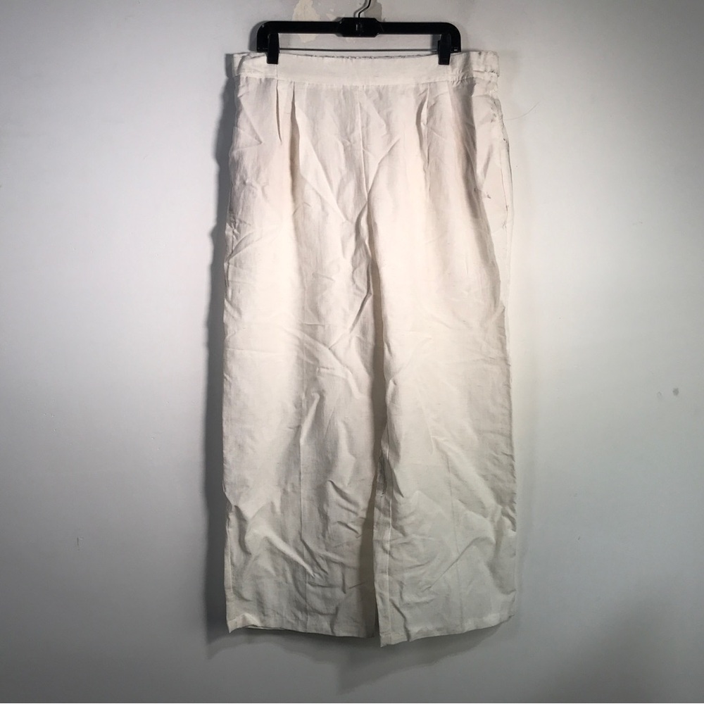 J by Joie Casual Pull on Pant, Women's Size XL - Off White